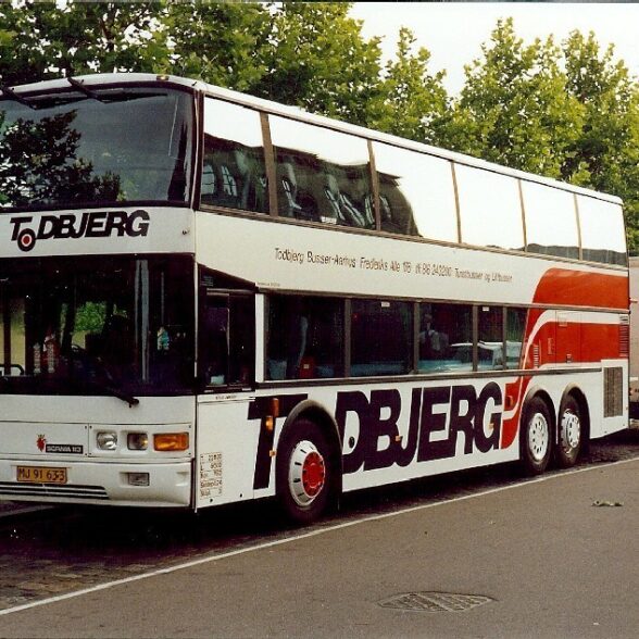 Ældre Todbjerg dobbeltdækker med trailer