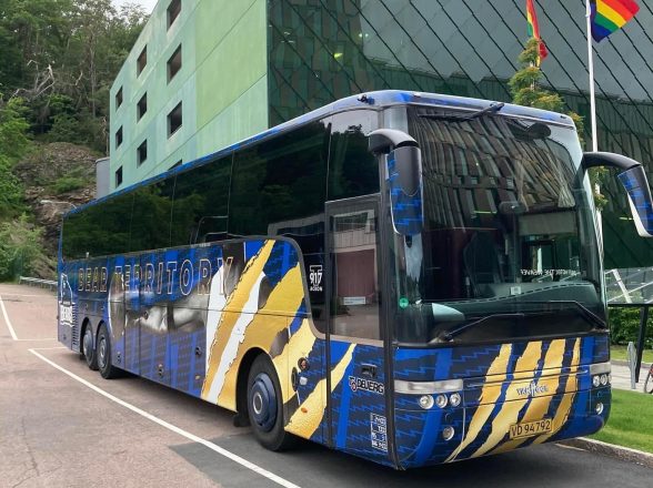 VIP bus 1: Bakken Bears dekoration